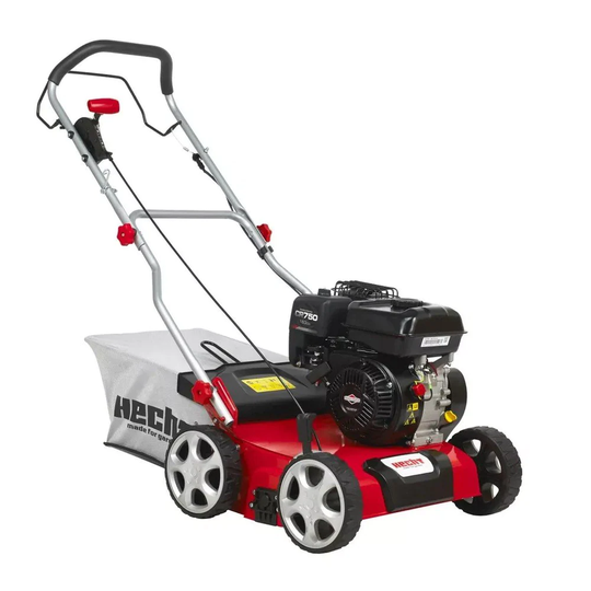 Hecht Bensindriven Vertikalskärare 42 cm Bred Briggs & Stratton