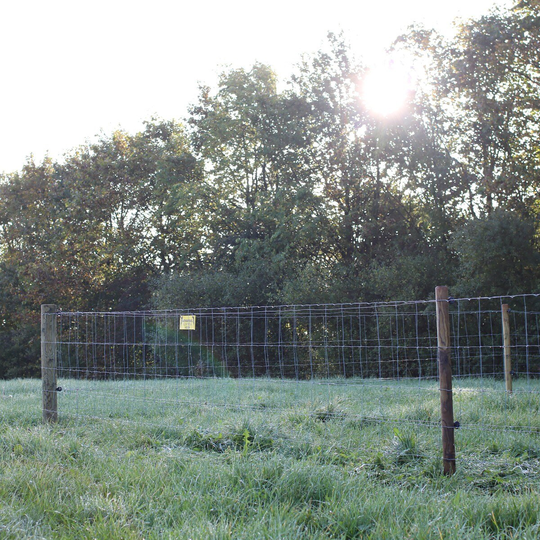 NORDIC FENCE Fårstaketpaket 100 Meter Stålstaket 90 Cm Och 2 Rk. M / Galvaniserad 2 Mm Tråd