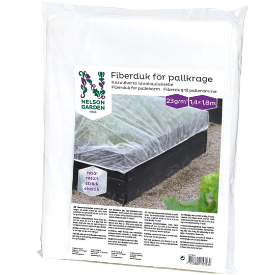 Nelson Garden Fiberduk Pallkrage 14x18 m Med Resår