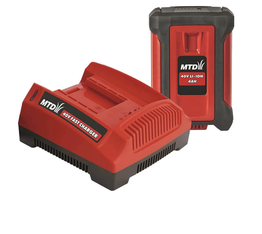 MTD Startset Batteri & Laddare 4,0 Ah