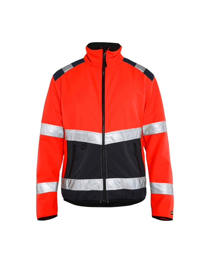 Blåkläder Varseljacka Softshell Varselröd/Svart