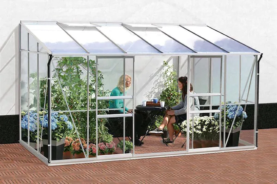 Vitavia Väggväxthus Ida 7800 Alu Glas
