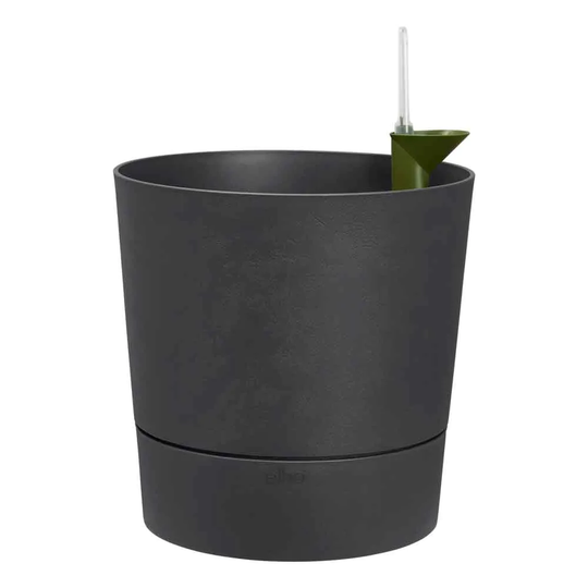 Elho Självvattnande Kruka Greensense Aqua Care Rund 30 cm Grå