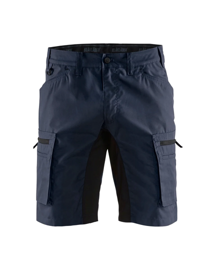 Blåkläder Serviceshorts Med Stretch Mörk Marinblå/Svart