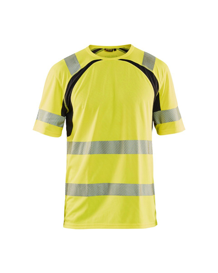 Blåkläder Uv-Skyddad Varsel-T-Shirt Varselgul/Svart