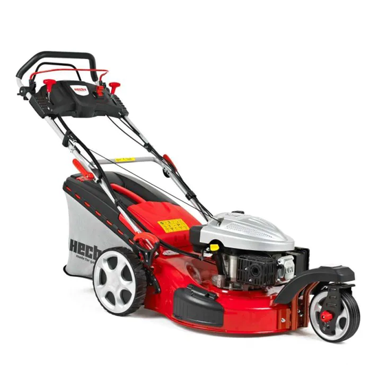 Hecht Trehjulig Bensingräsklippare 56cm Självgående 4 Växlar 173cc