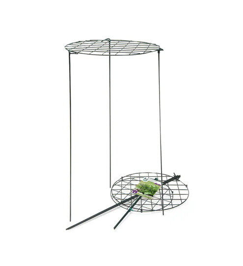 Nelson Garden Perennstöd Metall Svart Ø57cm 105cm