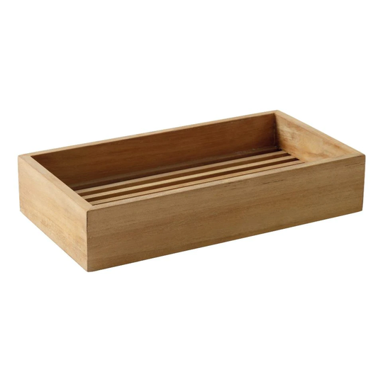 Cinas Bricka Teak 30x16x6 cm