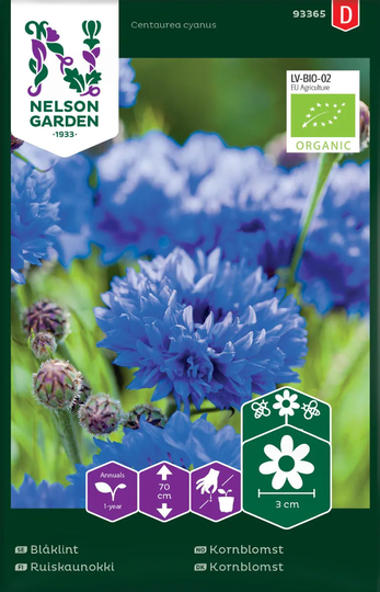 Nelson Garden Blåklint Hög Organic