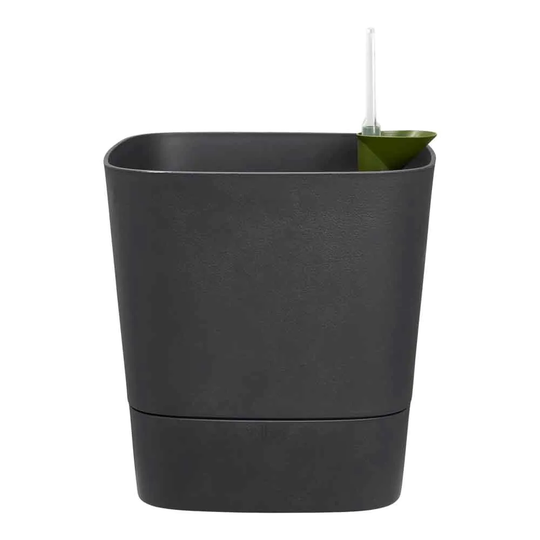 Elho Självvattnande Kruka Greensense Aqua Care Fyrkantig 30 cm Grå