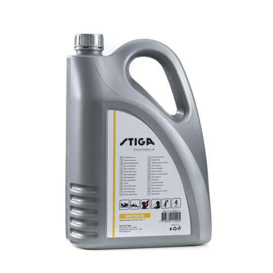 Stiga 4-taktsolja SAE 5W-40 4L