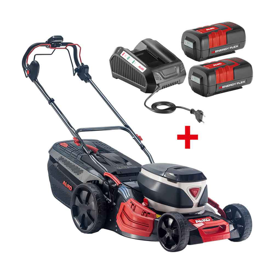 AL-KO Gräsklippare 512 Li VS-W Premium inkl Laddare och 2 Batterier