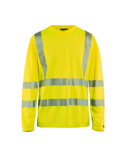 Blåkläder Uv-Skyddad Varsel-T-Shirt Med Lång Ärm Varselgul 3385