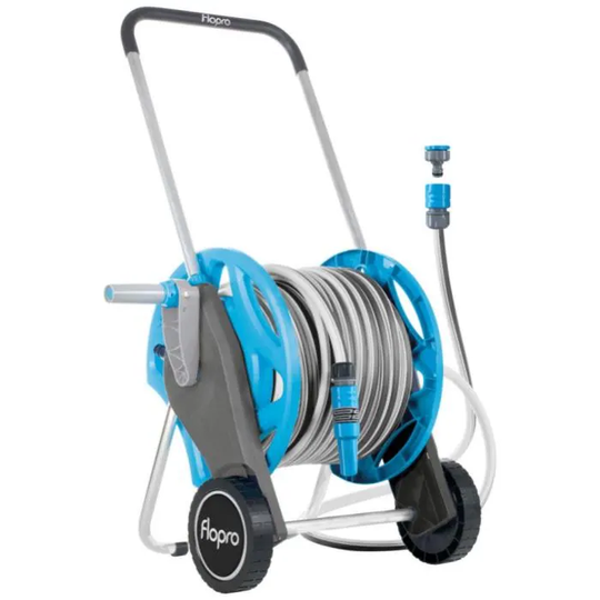 FlowPro Waterning Slangvagn och Vattenslang 30m