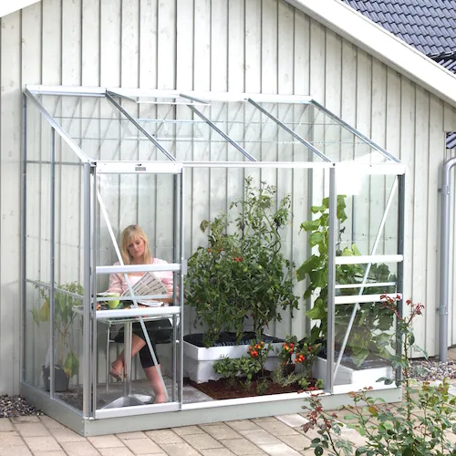 Vitavia Väggväxthus Ida 3300 Alu Glas