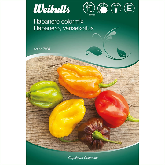 Chilipeppar Habanero colormix