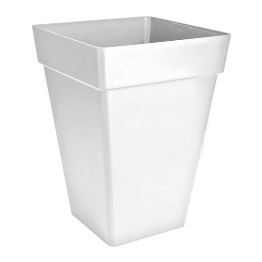 Kruka Loft Urban kvadratisk 37 cm, vit