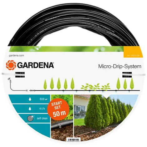 Gardena Bevattningsstartset 50 m Plantrader Micro-Drip-System L
