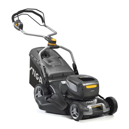 Stiga Gräsklippare Combi 950e V exkl. Batteri och Laddare