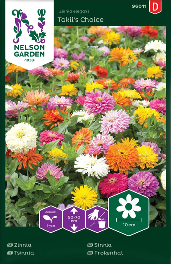 Nelson Garden Zinnia Takii's Choice