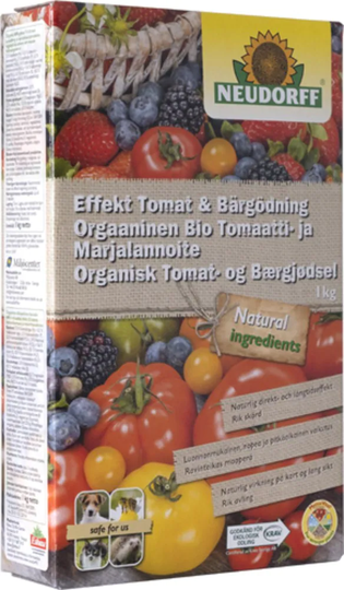Neudorff Tomat & Bärgödning Effekt 1 kg - KRAV-certifierad