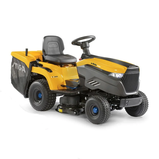 Stiga Traktor e-Ride C500 Inkl. Batteri & Laddare
