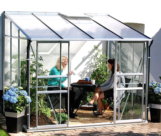 Vitavia Väggväxthus Ida 6500 Alu Glas