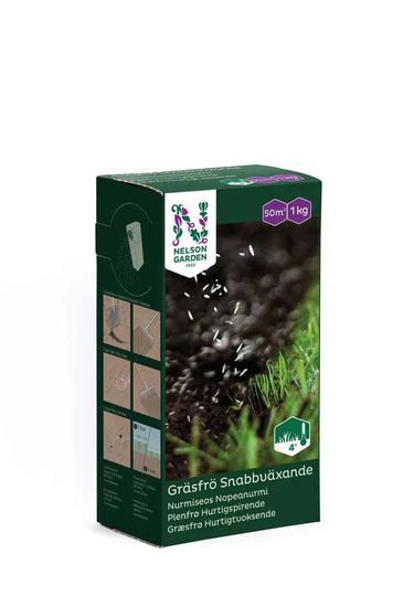 Nelson Garden Gräsfrö Snabbväxande 1kg