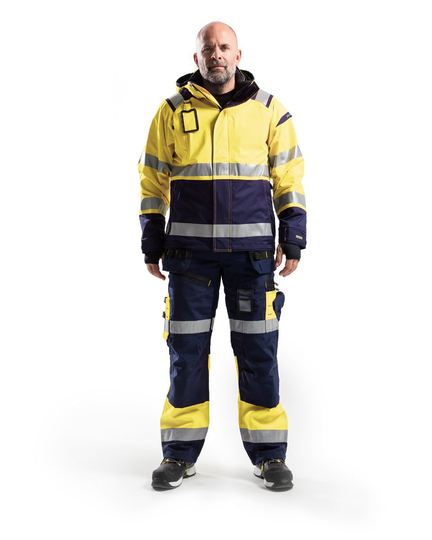 Blåkläder Varselbyxa X1500 Marinblå/Varselgul