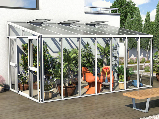 Vitavia Väggväxthus Helena 11900 Alu Glas+Poly