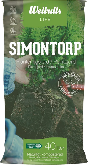 Weibulls Planteringsjord KRAV Simontorp 40 L