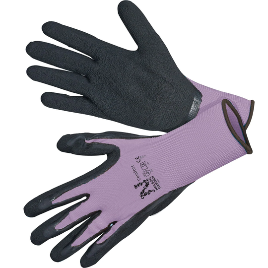 Nelson Garden Handske Comfort Stl 6 Violett/Svart