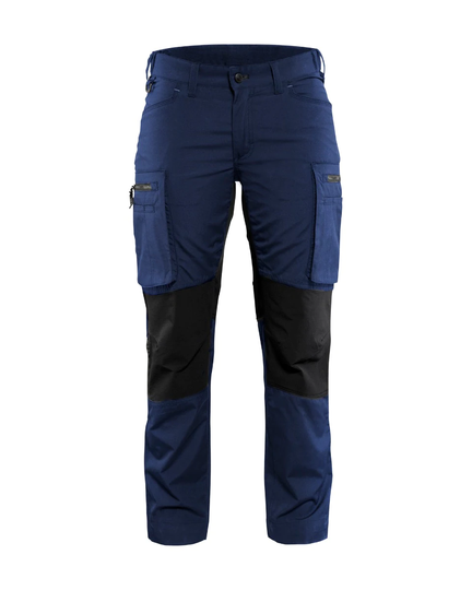 Blåkläder Servicebyxa Med Stretch Dam Marinblå/Svart 71591