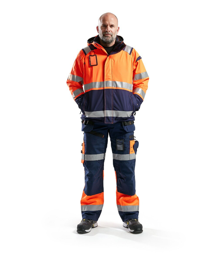 Blåkläder Varselbyxa X1500 Marinblå/Varselorange