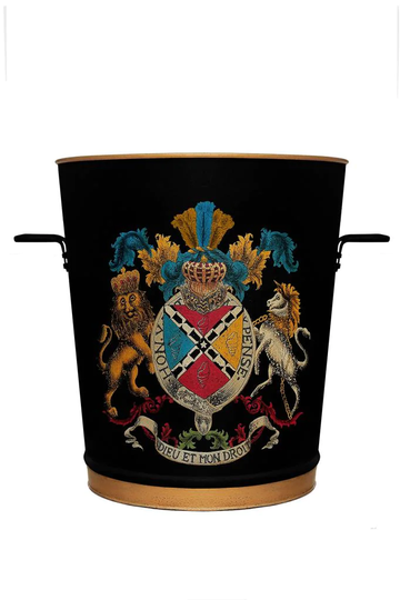 Mr Fredrik Kruka Plåt Med Handmålat Emblem