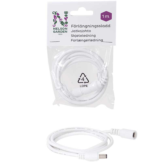 Förlängningssladd till LED-ramp, 1 m
