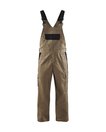 Blåkläder Hängselbyxa Industri Khaki/Svart