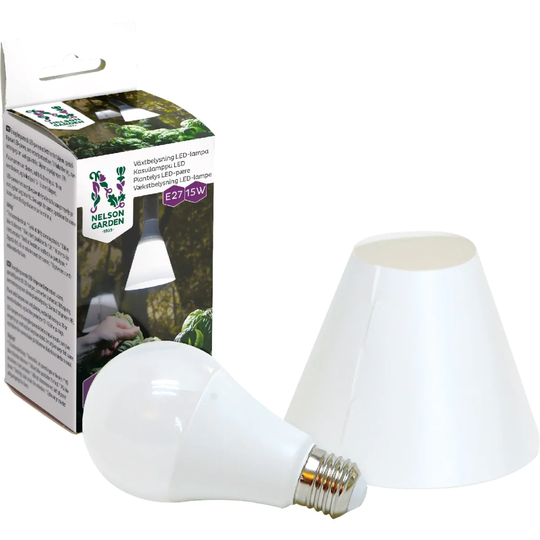 Nelson Garden Växtbelysning LED-Lampa 15W med skärm