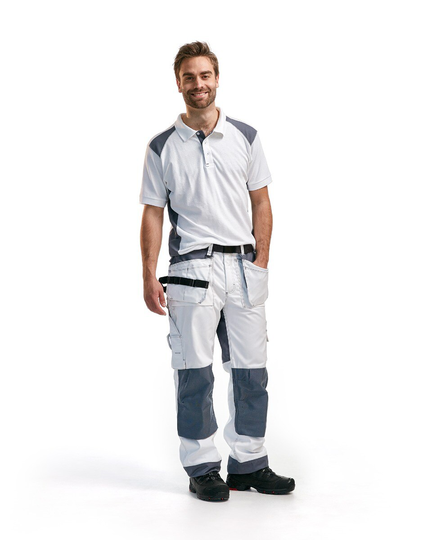 Blåkläder Hantverksbyxa Vit/Grå