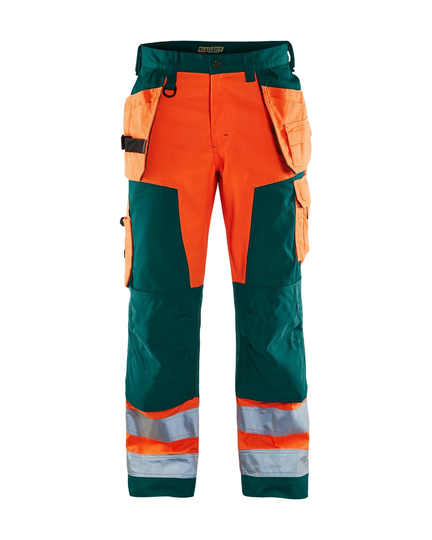 Blåkläder Varselbyxa Hantverk Varselorange/Grön 15681