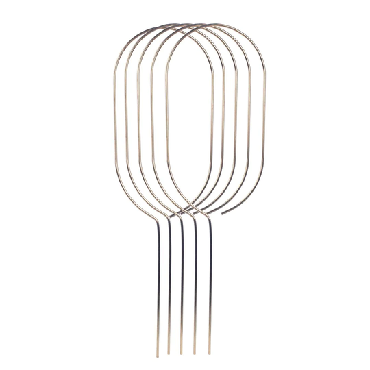 Växtstöd Oval Infloria 5-pack 35cm Guld