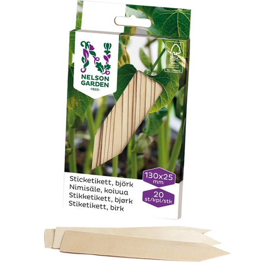 Nelson Garden Sticketikett Trä 13 cm