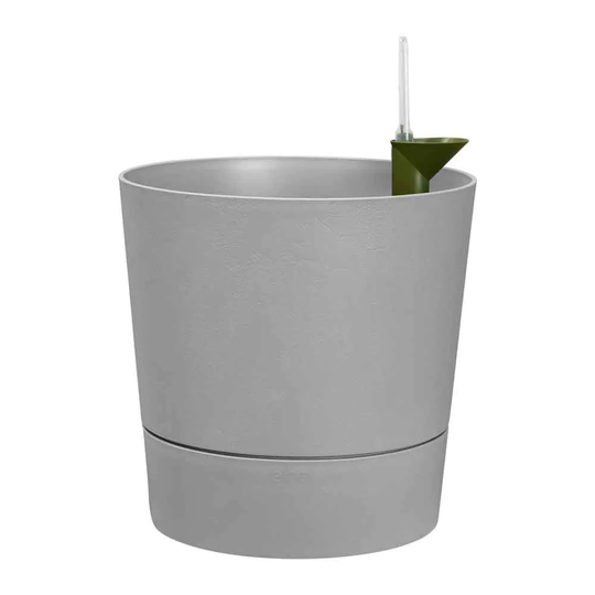Elho Självvattnande Kruka Greensense Aqua Care Rund 30 cm Ljusgrå
