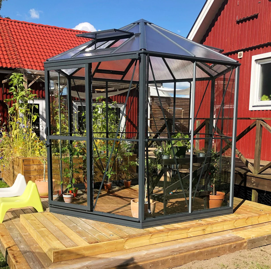 Orangeri / Lusthus Infloria 6m2 Sexkantigt
