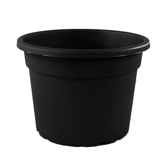 Plastkruka, 33 cm, svart