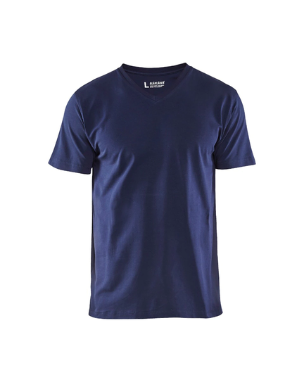 Blåkläder V-Ringad T-Shirt Marinblå 3360