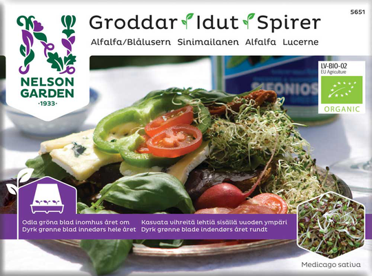 Nelson Garden Groddar Alfalfa Organic