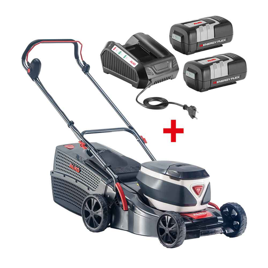 AL-KO Gräsklippare 42.2 Li Comfort inkl Laddare och 2 Batterier