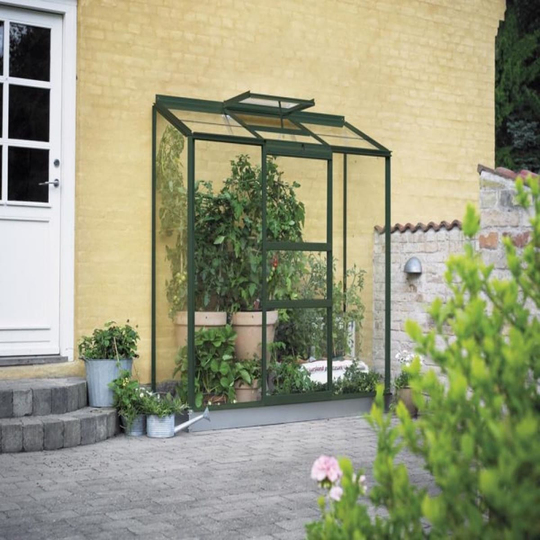 Halls Växthus Altan 3 1,3 kvm Grön Glas