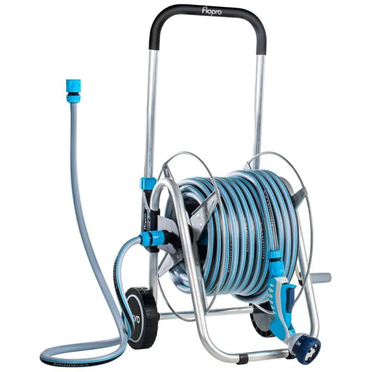 FlowPro Waterning Slangvagn och Vattenslang Prof 30m